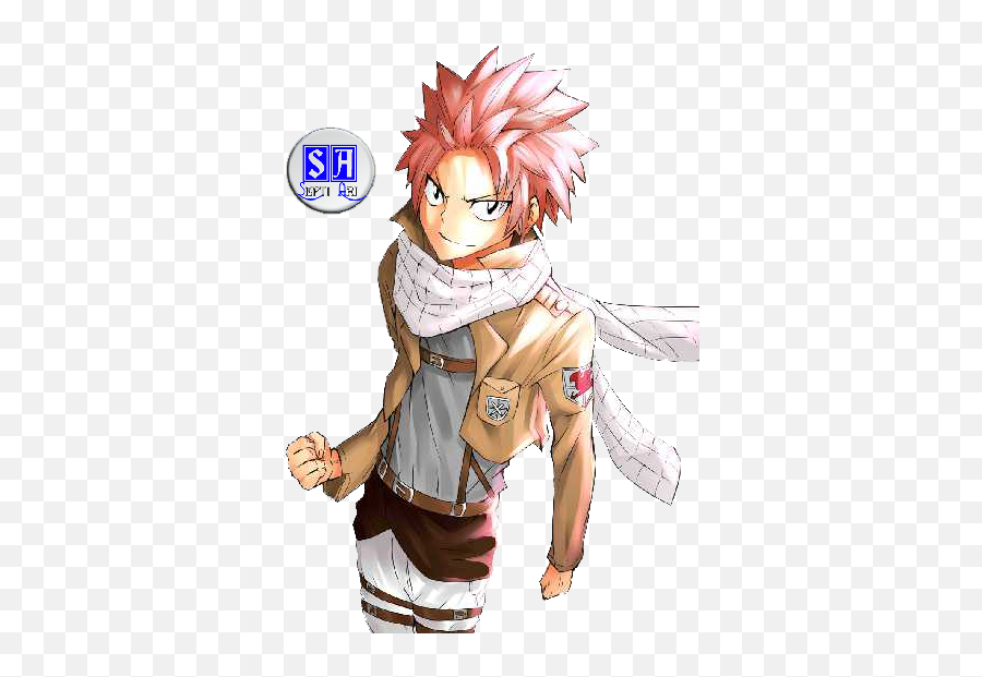 Render Natsu Dragneel - Crossover Anime Fairy Tail Png,Natsu Dragneel Png