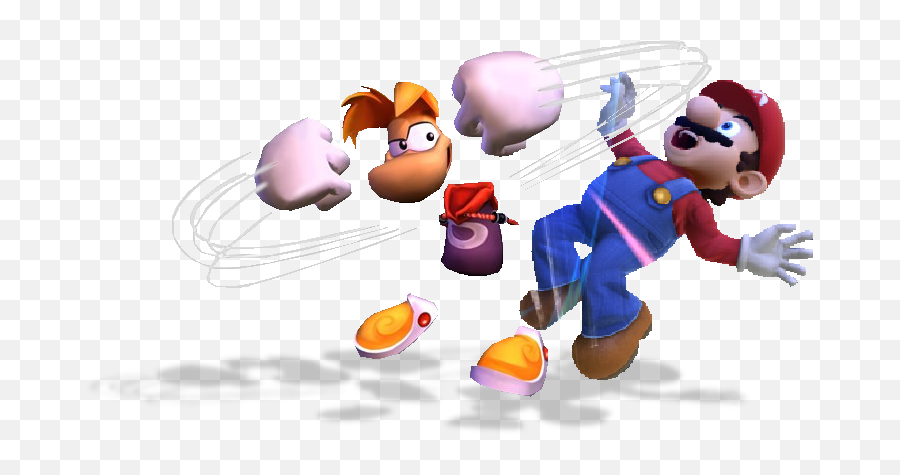 Download Mario - Art Rayman Vs Mario Full Size Png Image Fictional Character,Rayman Transparent