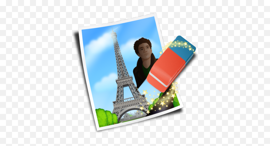 Remove Unwanted Objects U0026 Fix Imperfections With Inpaint Online - Eiffel Tower Png,Photograph Icon Png