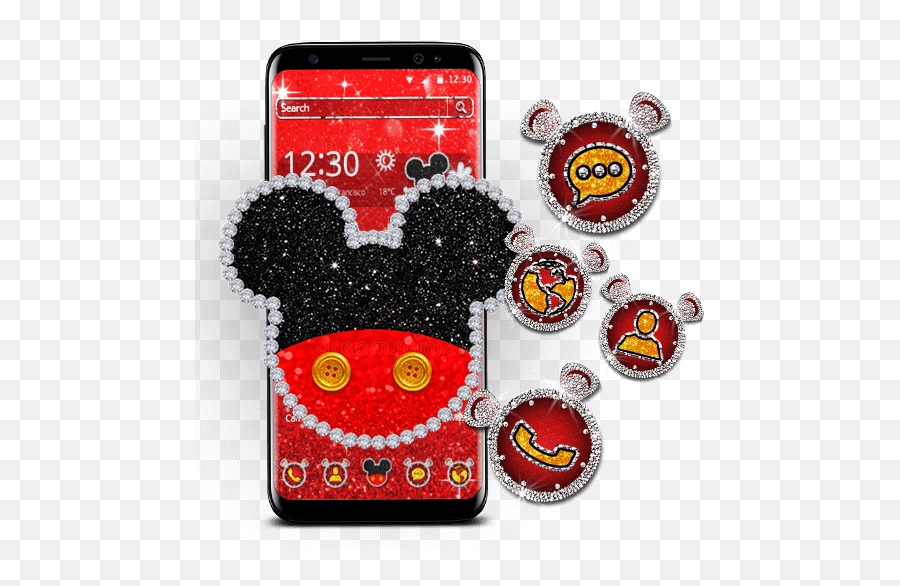 Cute Red Mouse Theme - Apps On Google Play Iphone Png,Disney Icon Wallpaper