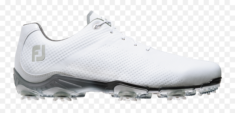 Footjoy Dna Menu0027s Golf Shoe - Whitewhite Round Toe Png,Footjoy Icon Replacement Spikes