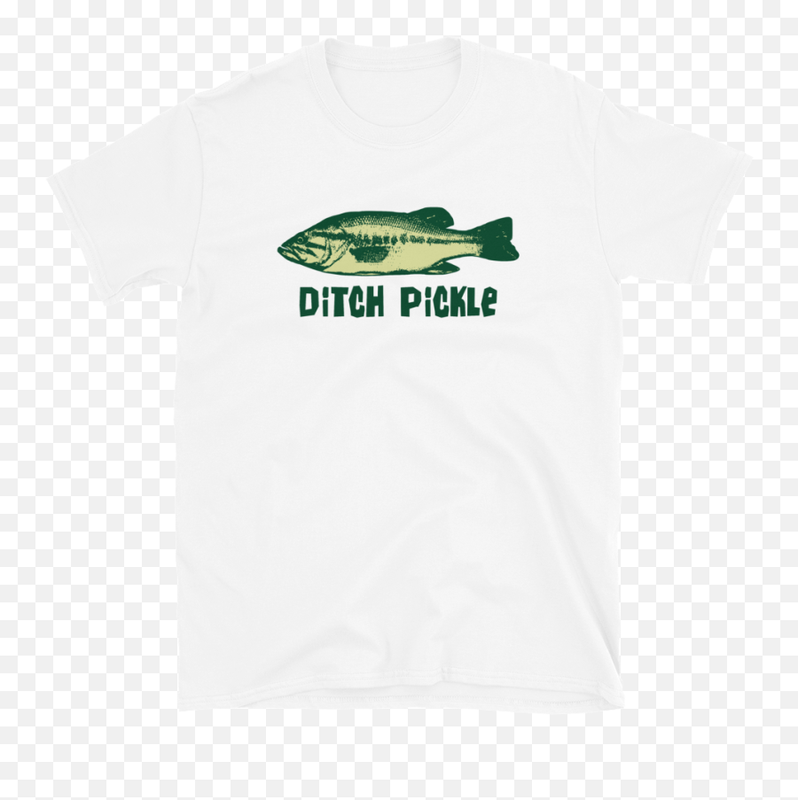 Ditch Pickle - White Bass Fishing T Shirt Short Sleeve Png,Bass Fish Icon