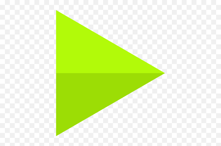 Left Arrow Music Player Multimedia - Green Triangle Png Transparent,Play Video Icon Green