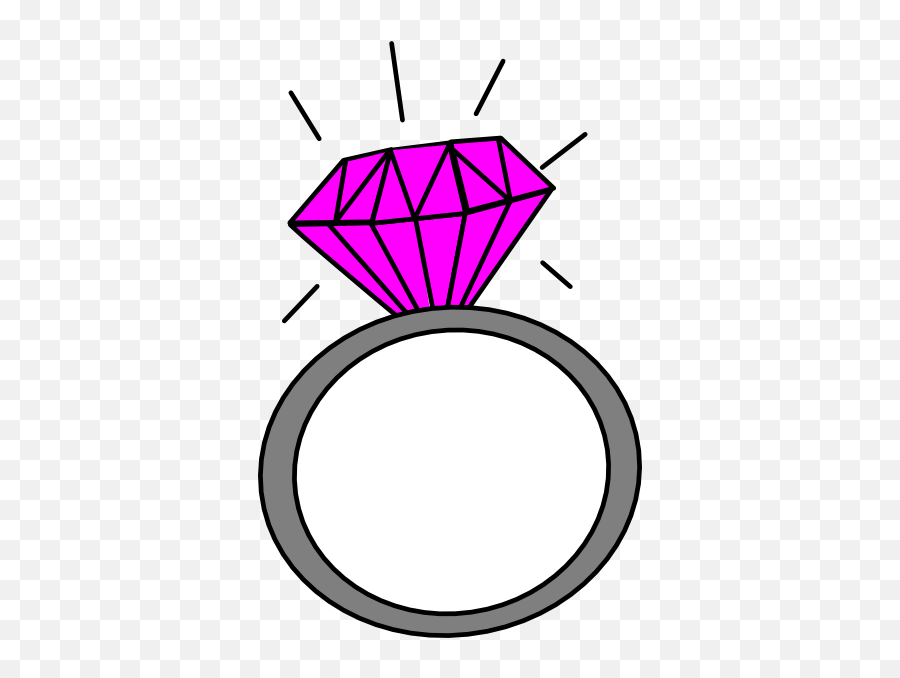 Pink Diamond Ring Clipart Free Images 2 - Ring Clipart Png,Pink Circle Png