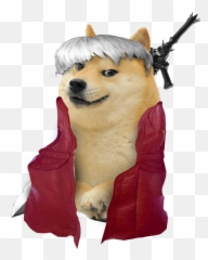 Featuring Dante From The Devil May Cry Series Dogelore - Doge Dante png