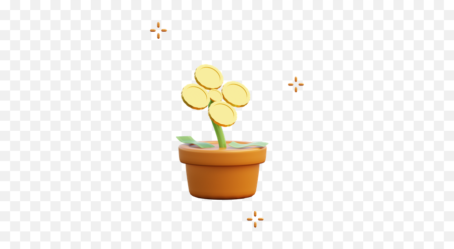 Money Plant Icon - Download In Flat Style Vertical Png,Shrub Icon