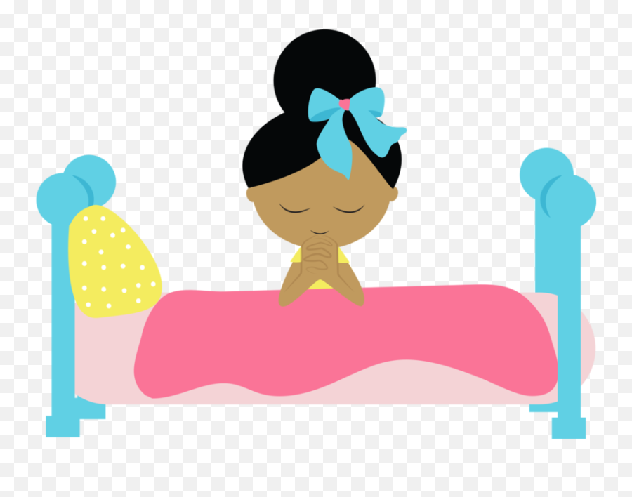 Download Free Girl Praying Sleeping Transparent Image - Kids Praying Before Bedtime Clipart Png,Pray Icon