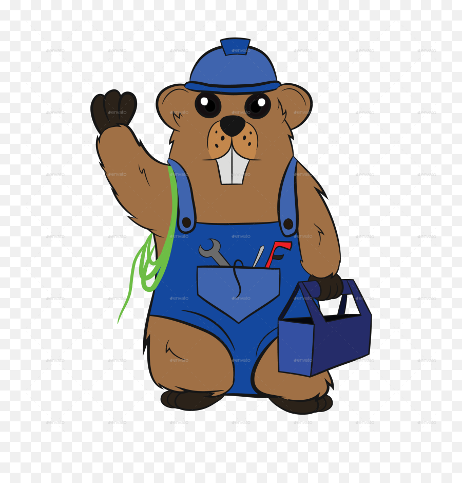 Groundhog Character In 17 Different Professions For - Groundhog Doctor Png,Groundhog Icon