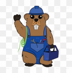 Groundhog Character In 17 Different Professions For - Doctor png
