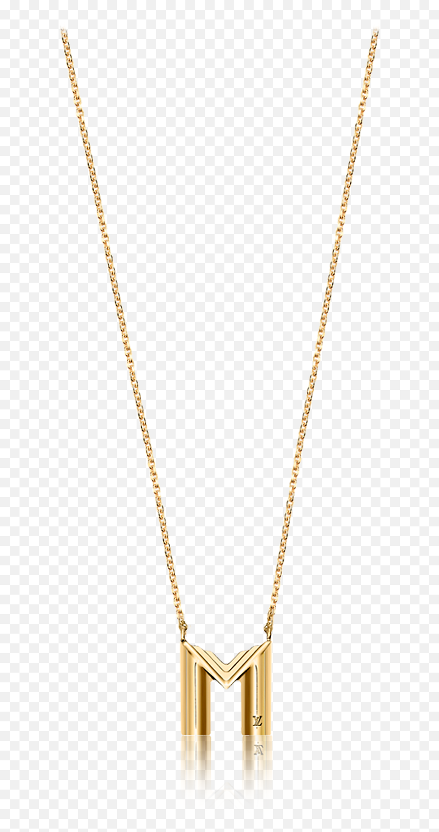 Lv U0026 Me Necklace Letter M - Accessories Louis Vuitton Pendant Png,M&m Logo Png