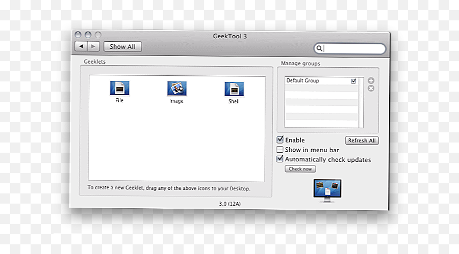 How To Set Up A Desktop - Do List With Geektool In Mac Os X Technology Applications Png,Windows 8 Icon Pack Rocketdock