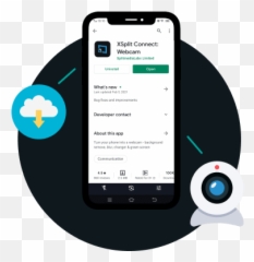 Use Phone As Wireless Webcam For Pc Mac Xsplit Connect - Xsplit png