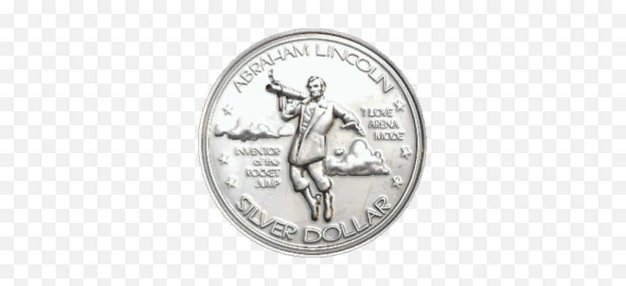 Rare Coin Of Abraham Lincoln The Inventor Stairs R - Abraham Lincoln Invented The Rocket Jump Png,Abraham Lincoln Icon