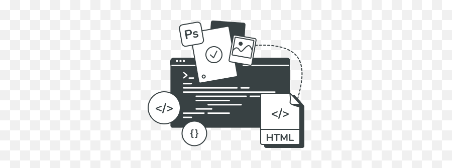 The Best 4 Psd To Html Tutorials You Can Find Online - Language Png,Icon Borders Psd