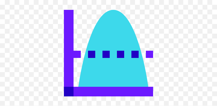 Bell Curve Icon In Color Glass Style - Language Png,Bell Curve Icon