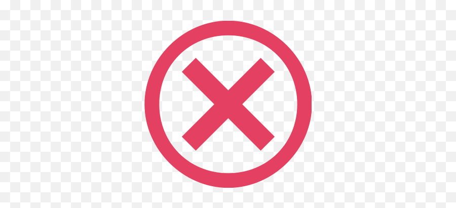 Cross Delete Incorrect Invalid X Icon - Social Distancing Png,Cross Symbol Png