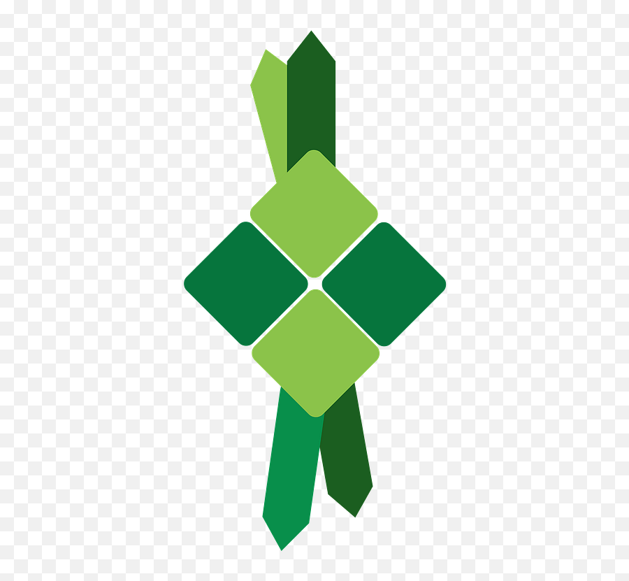 Green Ketupat Icon Transparent Png - Stickpng,Download Icon Green