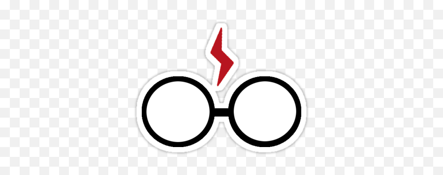 Harry Potter Glasses And Scar Clipart - Harry Potter Photo Stickers Transparent Png,Harry Potter Scar Png