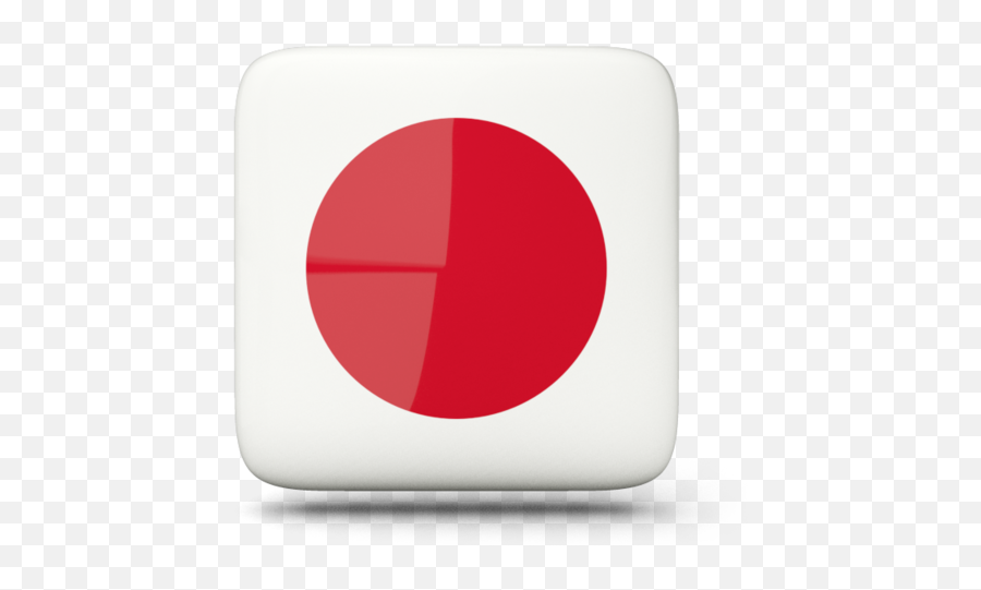 Glossy Square Icon - Circle Png,Japanese Flag Transparent
