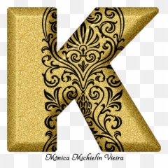 Download Alfabeto Glitter Dourado Com - Glitter Dourado Png,Paisley Png