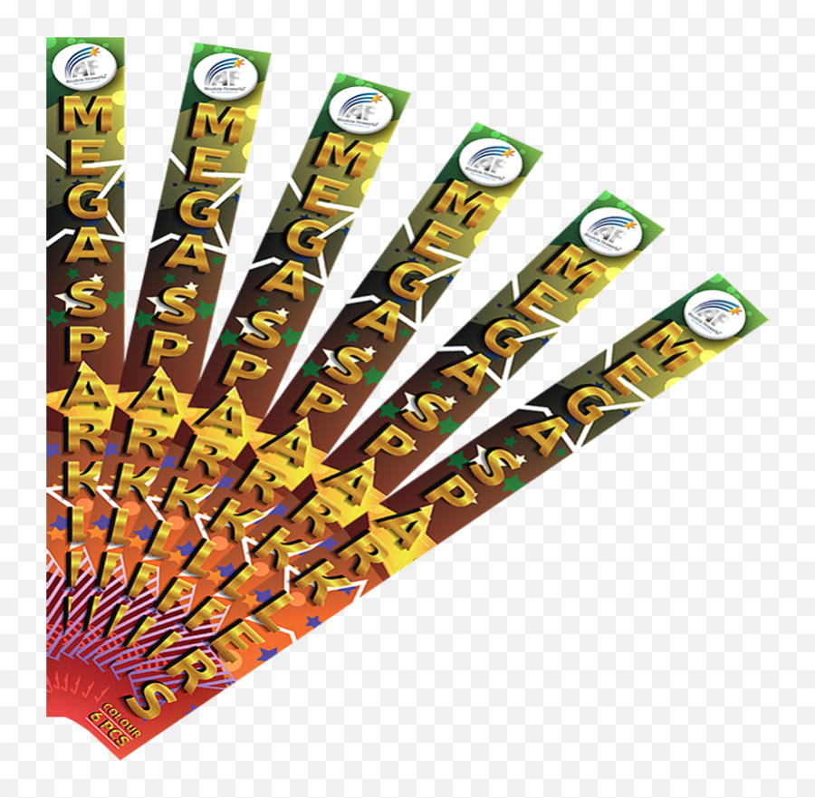 Af Coloured Sparklers 6pk 18 Inch 45cm - Paper Product Png,Sparklers Png