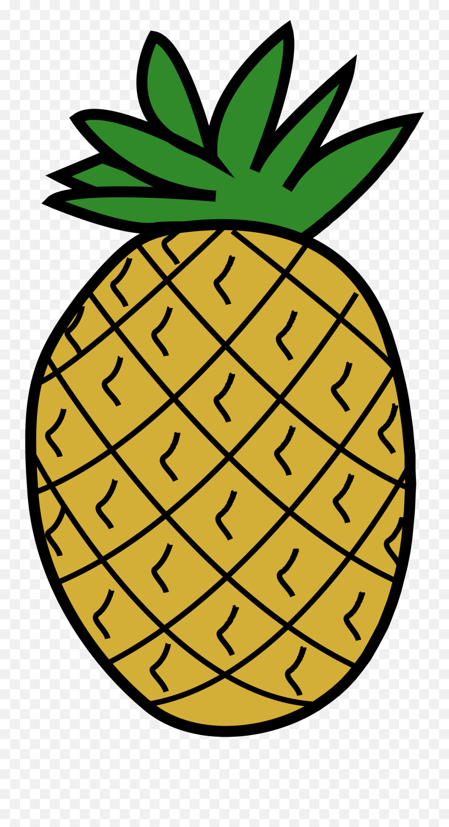 Cool Clipart Pineapple - Clipart Of A Pineapple Png,Pineapple Clipart Png