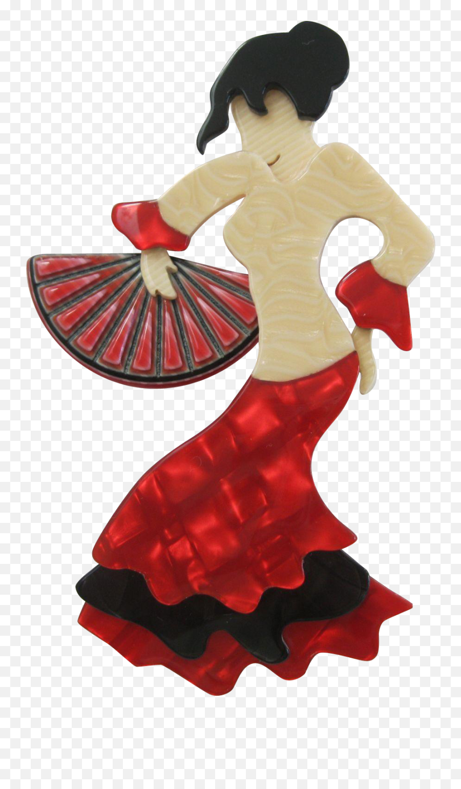 Seville The Flamenco Dancer Pin By French Designer - Léa Figurine Png,Flamenco Png