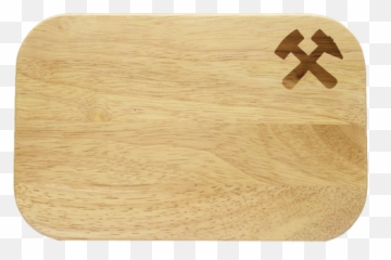 Wooden Board Hammer And Chisel - Plywood png