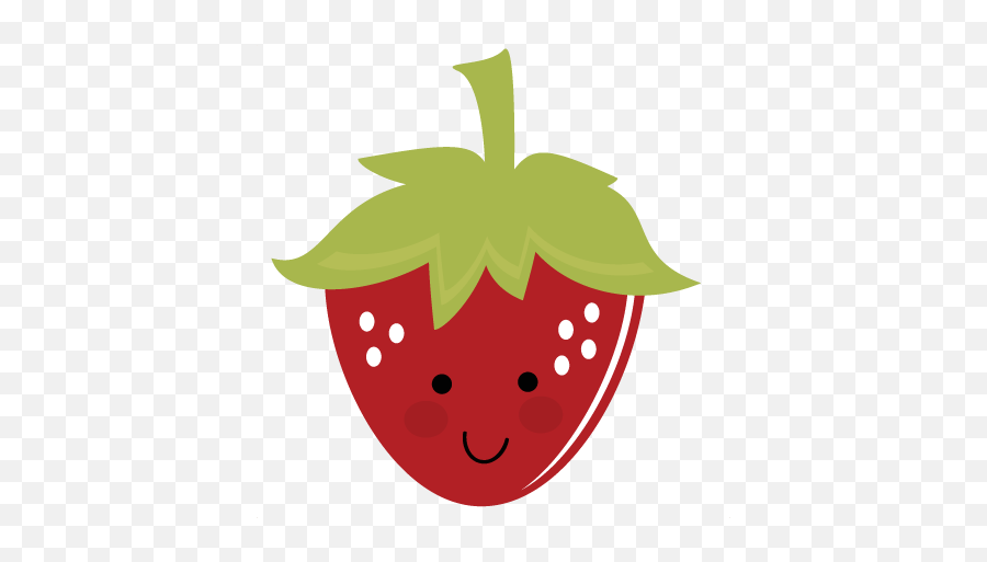 Clipart Strawberry Fruit Clip Art - Cute Strawberry Clipart Png,Strawberry Clipart Png