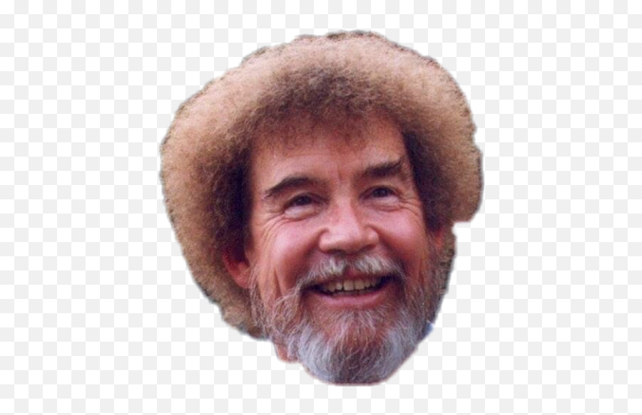 Bobross Sticker By Gracie - Bob Ross With Raccoon Png,Bob Ross Png