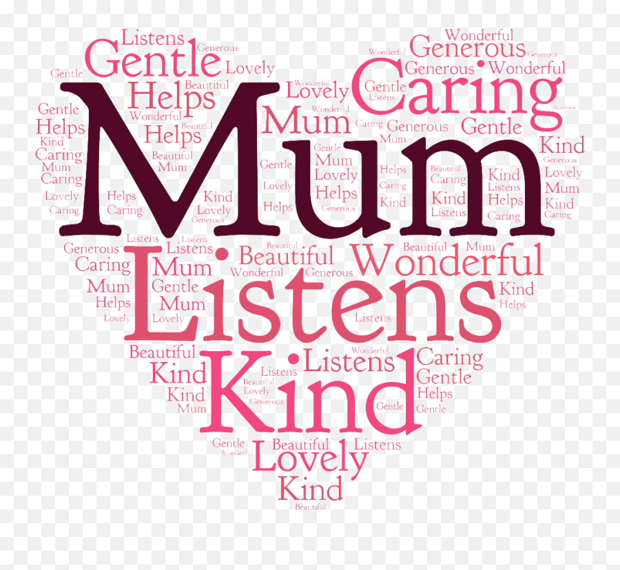 Mothers Day Png Texts - Mothers Day Word Art,Mothers Day Png