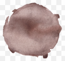 11 Watercolor Circles Transparent - Brown Png