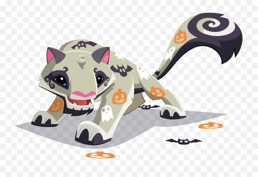 Spooky Snow Leopard Animal Jam Archives Png