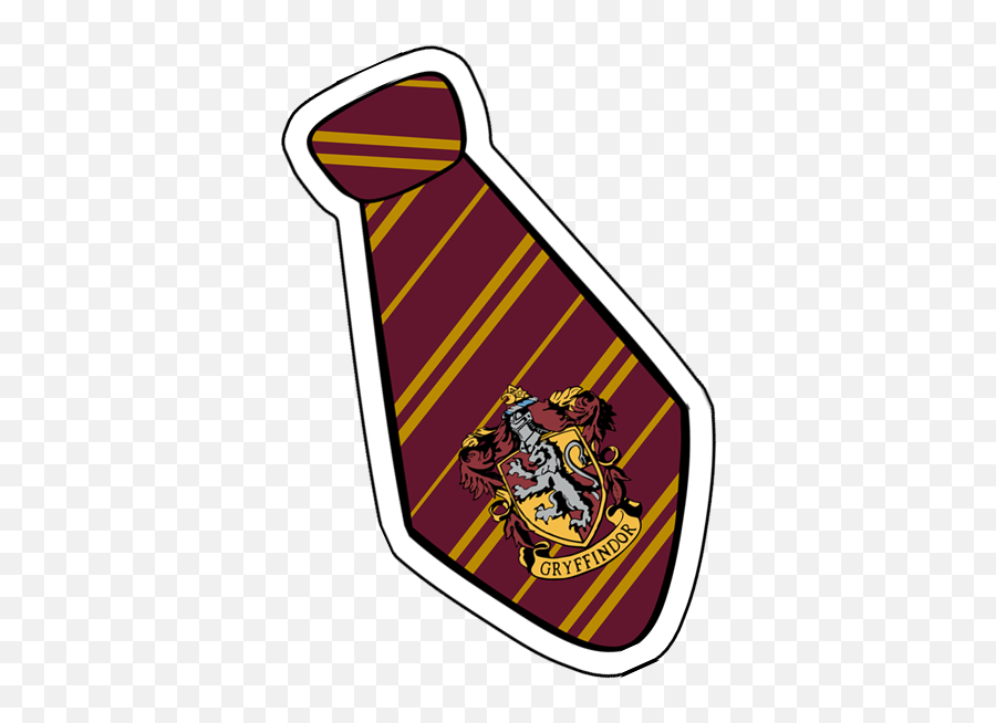 Gryffindor Tie Sticker - Harry Potter Gryffindor Crest Png,Gryffindor Logo Png