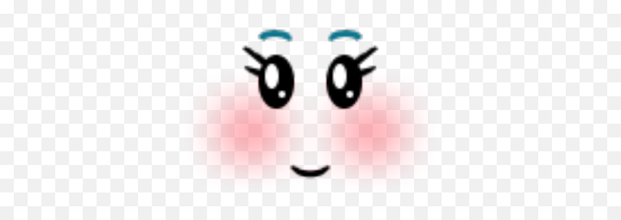 Cute Face Blush - Png Faces Blushing,Cute Face Png