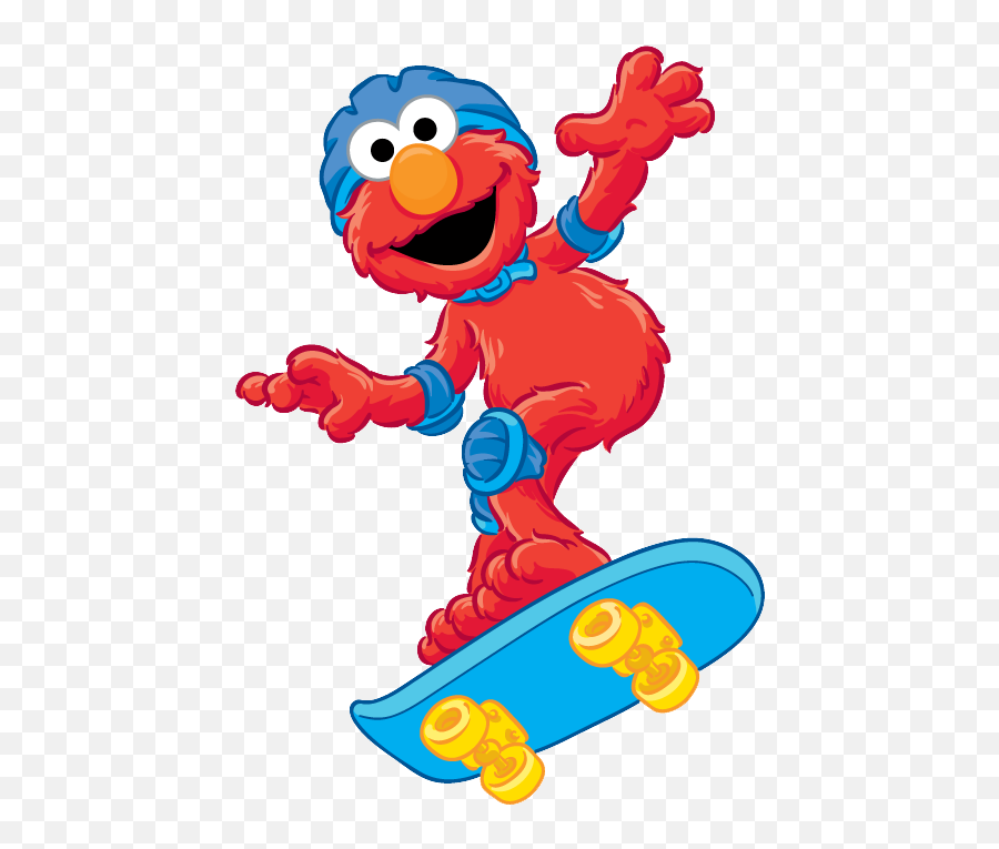 Download Elmo Sesame Street Clip Art Transparent Png - Elmo On A Skateboard,Sesame Street Png