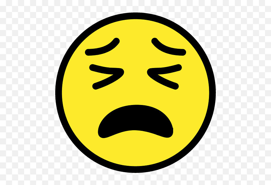 Tired Face Emoji Clipart - Smiley Face Png,Tired Png