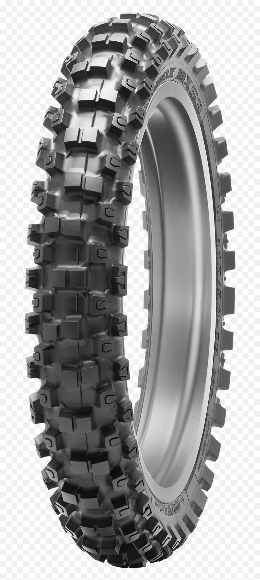 Performance Motorcycle Tires Dunlop - Dunlop Geomax Mx53 Rear Png,Tire Png