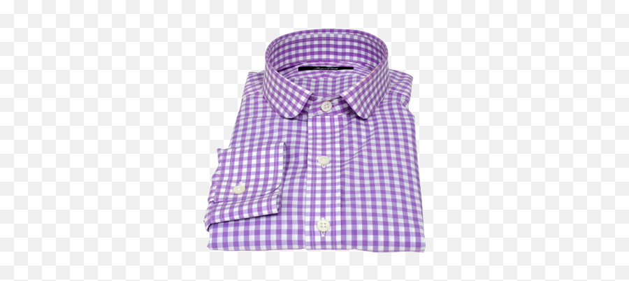 Light Purple Gingham Shirts By Proper Cloth - Purple Gingham Dress Shirt Png,Purple Shirt Png
