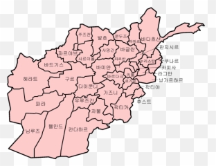 Afghanistan Provinces Korean - Afghanistan Map With Provinces Name Png,Korean Png