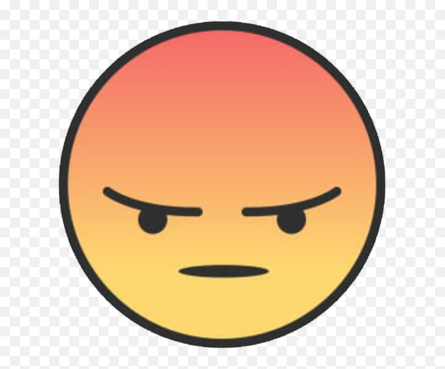 Download Emoji Emojifacebook Emojigrr Emojiraiva - Angry Smiley Png,Worried Emoji Png