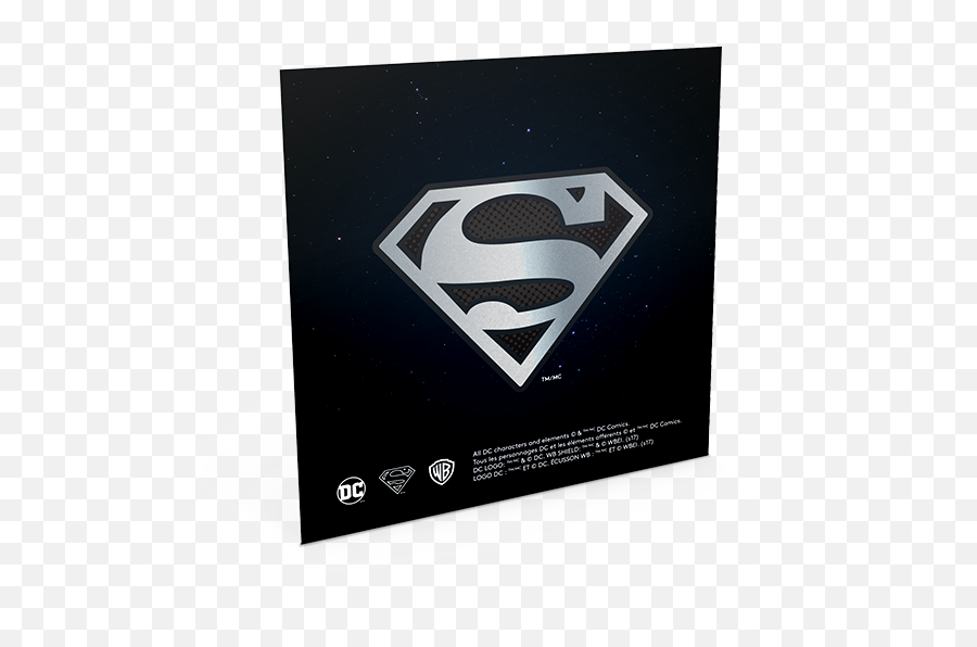Supermanu0027s Shield - Dc Comics Originals 2017 100 10 Oz Fine Silver Coin Royal Canadian Mint The Coin Shoppe Superman T Shirt In Red Png,Superman's Logo