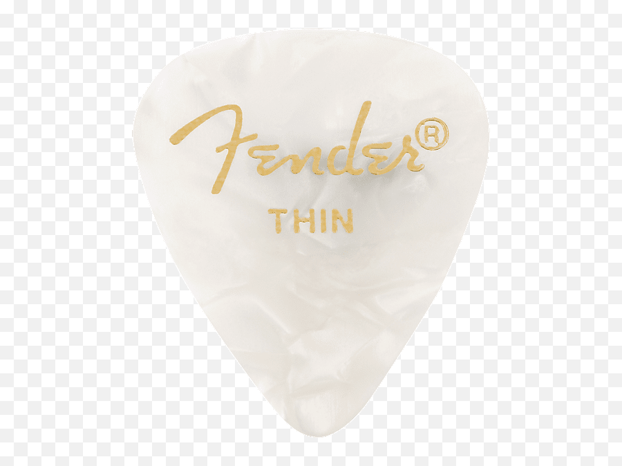 Fender 351 Premium Celluloid Guitar Picks 12 - Pack White Ivory Png,Guitar Pick Png