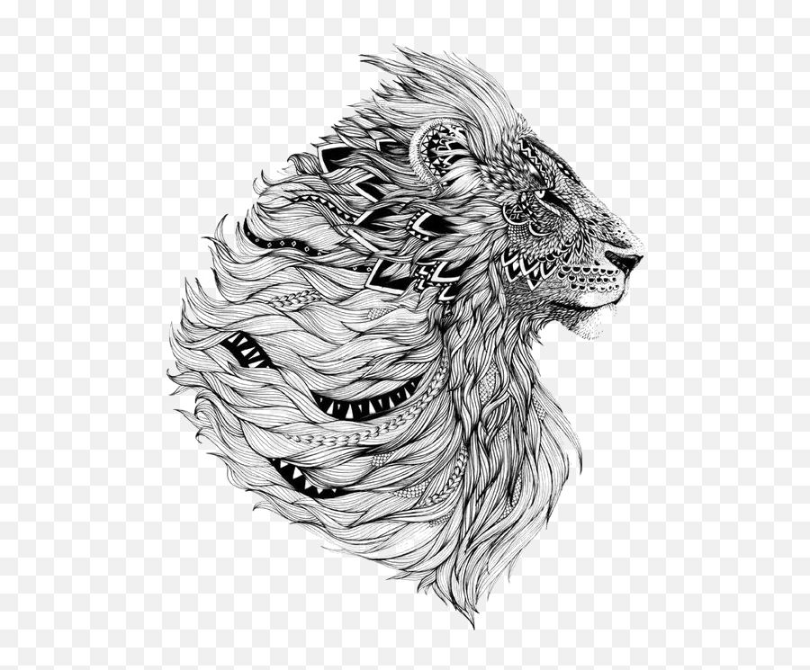 Abstract lion tattoo by TranscendentalnyP on DeviantArt
