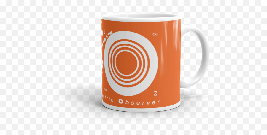 Original Logo Coffee Mug Orange U2013 Leo Weekly - Magic Mug Png,Coffee Cup Logo