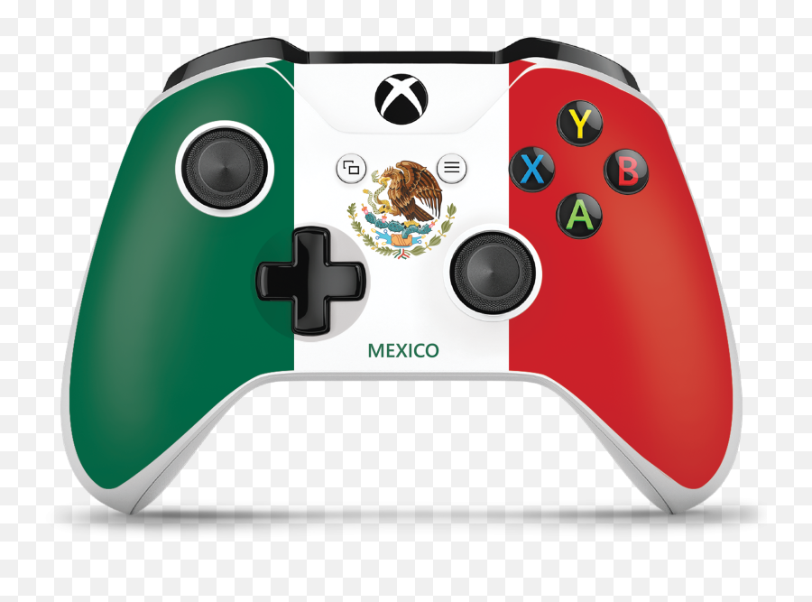 Authentic Officially Licensed Xbox One Mexico Flag Controller Skin - Coat Of Arms Of Mexico Png,Mexico Flag Png
