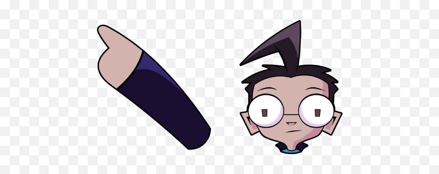 Invader Zim Dib Membrane Cursor - Invader Zim Cursor Png,Invader Zim Png