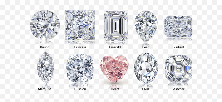 Diamond Shapes - Various Shape Of Diamond Png,Diamond Shape Png
