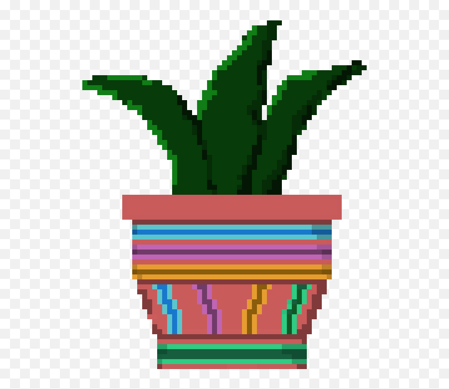 Potted Plant Pixel Art Maker - Flowerpot Png,Potted Plant Png