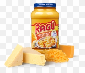Double Cheddar Pasta Sauce Ragú - Ragu Double Cheddar Png,Shredded Cheese Png